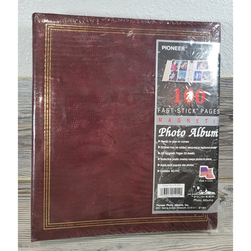 pioneer photo album Fast stick pages 100 New Sealed made in USA